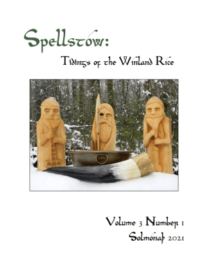 Spellstow Vol 3 No 1